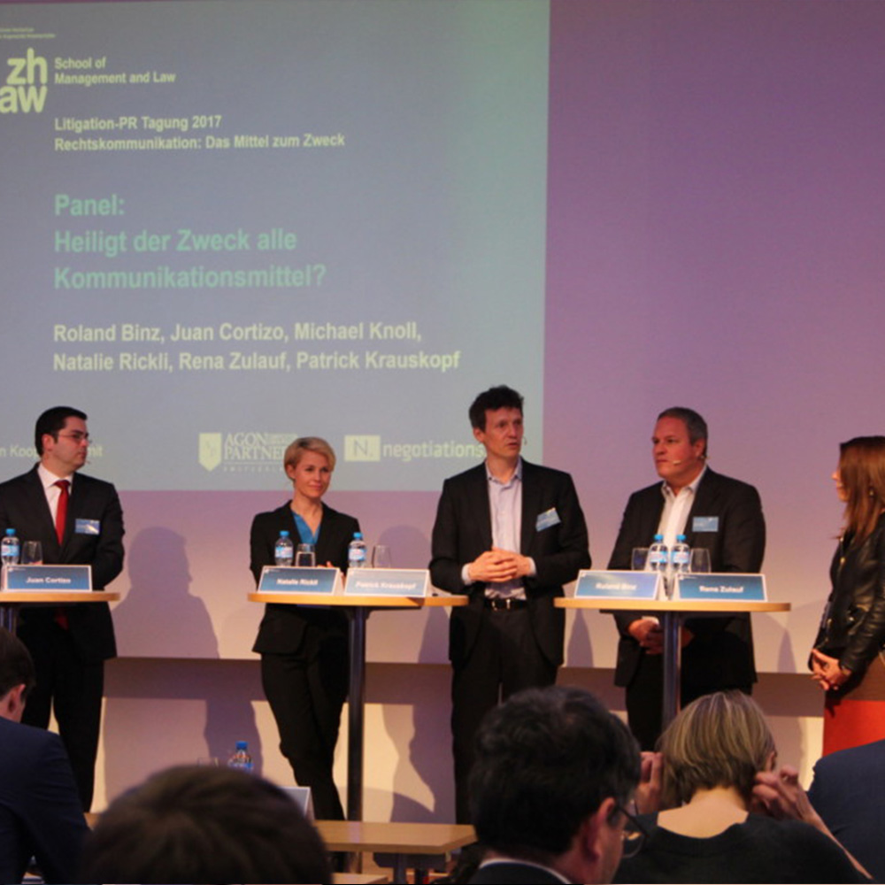 Litigation-PR-Tagung 2017 - Rechtskommunikation: Das Mittel zum Zweck  